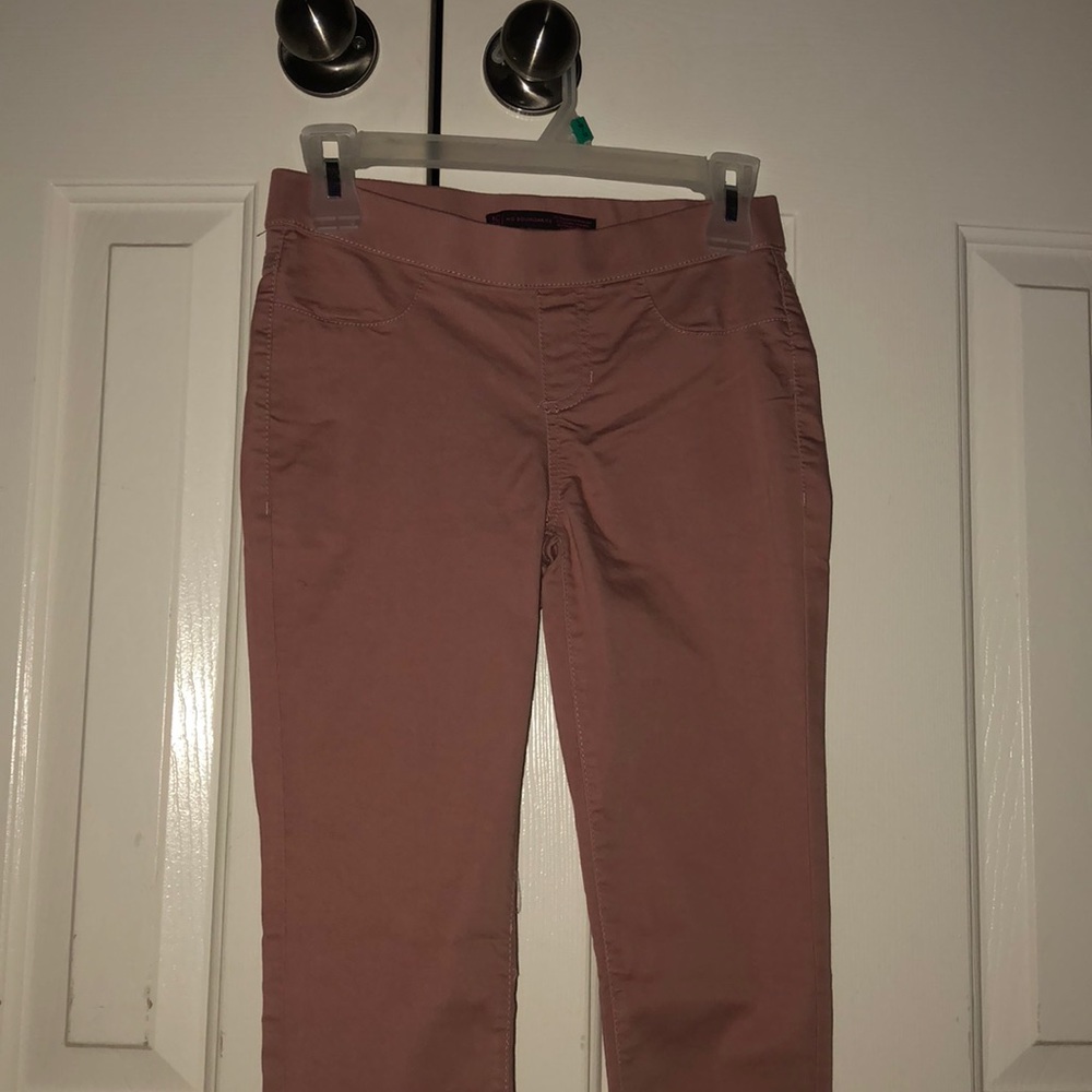 PEACH / PINK NO-BUTTON PANTS